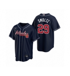 Youth Atlanta Braves #29 John Smoltz Nike Navy 2020 Replica Alternate Jersey