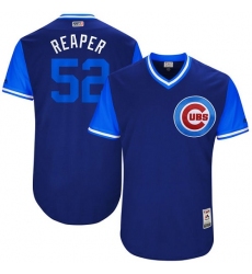 Men's Majestic Chicago Cubs #52 Justin Grimm 