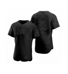 Men's Kirk Gibson #23 Los Angeles Dodgers Black Awards Collection NL MVP Jersey