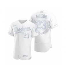 Men's Kirk Gibson #23 Los Angeles Dodgers White Awards Collection NL MVP Jersey
