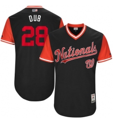 Men's Majestic Washington Nationals #28 Jayson Werth 
