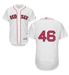 Men's Majestic Boston Red Sox #46 Craig Kimbrel White Home Flex Base Authentic Collection MLB Jersey