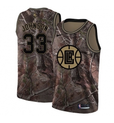 Women's Nike Los Angeles Clippers #33 Wesley Johnson Swingman Camo Realtree Collection NBA Jersey