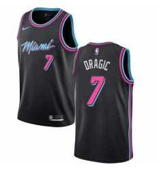 Youth Nike Miami Heat #7 Goran Dragic Swingman Black NBA Jersey - City Edition