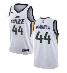 Men's Nike Utah Jazz #44 Pete Maravich Authentic NBA Jersey - Association Edition
