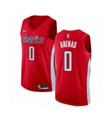 Men's Nike Washington Wizards #0 Gilbert Arenas Red Swingman Jersey - Earned Edition