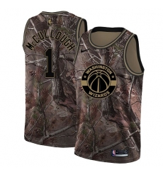 Men's Nike Washington Wizards #1 Chris McCullough Swingman Camo Realtree Collection NBA Jersey