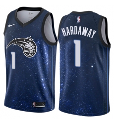 Women's Nike Orlando Magic #1 Penny Hardaway Swingman Blue NBA Jersey - City Edition