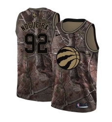 Women's Nike Toronto Raptors #92 Lucas Nogueira Swingman Camo Realtree Collection NBA Jersey