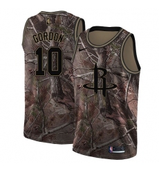 Men's Nike Houston Rockets #10 Eric Gordon Swingman Camo Realtree Collection NBA Jersey