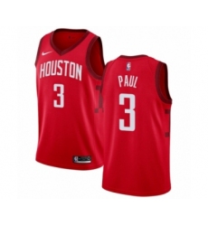 Women's Nike Houston Rockets #3 Chris Paul Red Swingman Jersey - Earned Edition