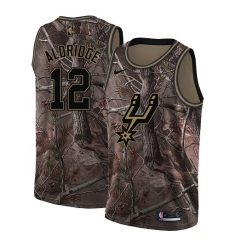 Youth Nike San Antonio Spurs #12 LaMarcus Aldridge Swingman Camo Realtree Collection NBA Jersey