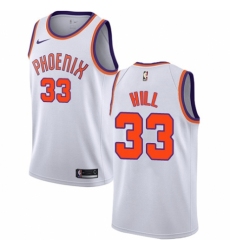 Men's Nike Phoenix Suns #33 Grant Hill Authentic NBA Jersey - Association Edition