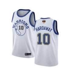 Women's Golden State Warriors #10 Tim Hardaway Swingman White Hardwood Classics 2019 Basketball Finals Bound Basketball Jersey