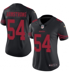 Women's Nike San Francisco 49ers #54 Ray-Ray Armstrong Limited Black Rush Vapor Untouchable NFL Jersey