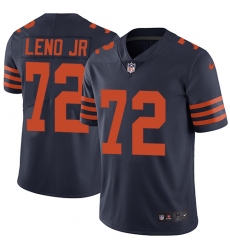 Youth Nike Chicago Bears #72 Charles Leno Navy Blue Alternate Vapor Untouchable Limited Player NFL Jersey