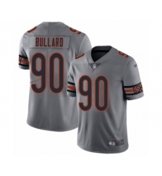 Women's Chicago Bears #90 Jonathan Bullard Limited Silver Inverted Legend Football Jersey