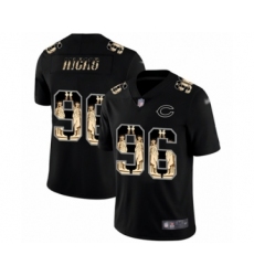 Men's Chicago Bears #96 Akiem Hicks Limited Black Statue of Liberty Football Jersey