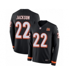 Men's Nike Cincinnati Bengals #22 William Jackson Limited Black Therma Long Sleeve NFL Jersey