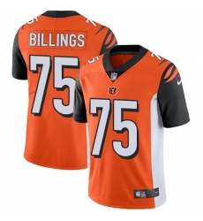 Men's Nike Cincinnati Bengals #75 Andrew Billings Vapor Untouchable Limited Orange Alternate NFL Jersey