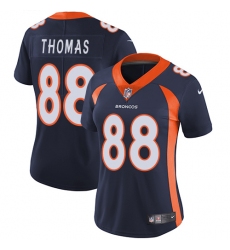 Women's Nike Denver Broncos #88 Demaryius Thomas Navy Blue Alternate Vapor Untouchable Limited Player NFL Jersey