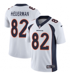 Youth Nike Denver Broncos #82 Jeff Heuerman White Vapor Untouchable Limited Player NFL Jersey