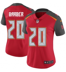 Women's Nike Tampa Bay Buccaneers #20 Ronde Barber Red Team Color Vapor Untouchable Limited Player NFL Jersey