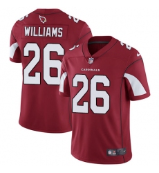 Men's Nike Arizona Cardinals #26 Brandon Williams Red Team Color Vapor Untouchable Limited Player NFL Jersey