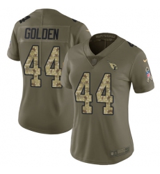 Women's Nike Arizona Cardinals #44 Markus Golden Limited Olive/Camo 2017 Salute to Service NFL Jersey