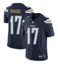Men's Nike Los Angeles Chargers #17 Philip Rivers Navy Blue Team Color Vapor Untouchable Limited Player NFL Jersey