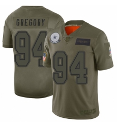 Men's Dallas Cowboys #94 Randy Gregory Limited Camo 2019 Salute to Service Football Jersey