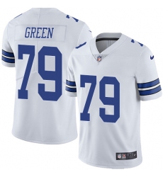 Men's Nike Dallas Cowboys #79 Chaz Green White Vapor Untouchable Limited Player NFL Jersey