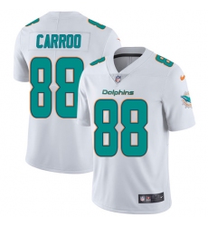 Youth Nike Miami Dolphins #88 Leonte Carroo White Vapor Untouchable Limited Player NFL Jersey