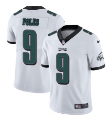 Men's Nike Philadelphia Eagles #9 Nick Foles White Vapor Untouchable Limited Player NFL Jersey
