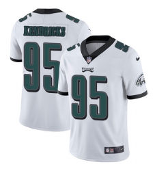 Youth Nike Philadelphia Eagles #95 Mychal Kendricks White Vapor Untouchable Limited Player NFL Jersey