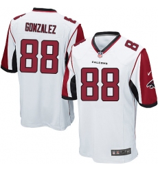 Men's Nike Atlanta Falcons #88 Tony Gonzalez Game White NFL Jersey