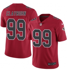 Men's Nike Atlanta Falcons #99 Adrian Clayborn Elite Red Rush Vapor Untouchable NFL Jersey