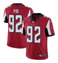Youth Nike Atlanta Falcons #92 Dontari Poe Red Team Color Vapor Untouchable Limited Player NFL Jersey