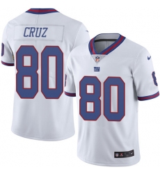 Women's Nike New York Giants #27 Darian Thompson Limited Pink Rush Fashion NFL Jersey