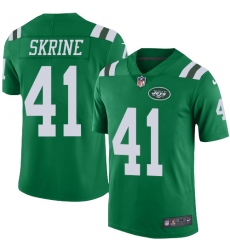 Youth Nike New York Jets #41 Buster Skrine Limited Green Rush Vapor Untouchable NFL Jersey