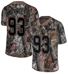 Men's Nike Baltimore Ravens #93 Chris Wormley Limited Camo Salute to Service NFL Jersey