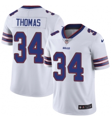 Youth Nike Buffalo Bills #34 Thurman Thomas White Vapor Untouchable Limited Player NFL Jersey