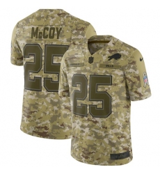 Youth Nike Buffalo Bills #25 LeSean McCoy Limited Camo 2018 Salute to Service NFL Jersey