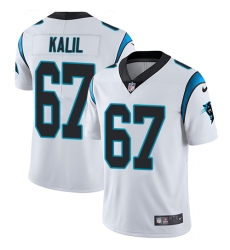 Men's Nike Carolina Panthers #67 Ryan Kalil White Vapor Untouchable Limited Player NFL Jersey