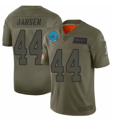 Women's Carolina Panthers #44 J.J. Jansen Limited Camo 2019 Salute to Service Football Jersey