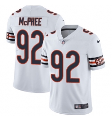 Youth Nike Chicago Bears #92 Pernell McPhee White Vapor Untouchable Limited Player NFL Jersey