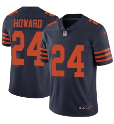 Youth Nike Chicago Bears #24 Jordan Howard Navy Blue Alternate Vapor Untouchable Limited Player NFL Jersey