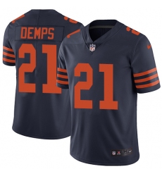 Men's Nike Chicago Bears #21 Quintin Demps Navy Blue Alternate Vapor Untouchable Limited Player NFL Jersey