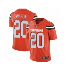 Youth Cleveland Browns #20 Howard Wilson Orange Alternate Vapor Untouchable Limited Player Football Jersey