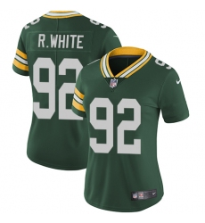 Women's Nike Green Bay Packers #92 Reggie White Green Team Color Vapor Untouchable Limited Player NFL Jersey